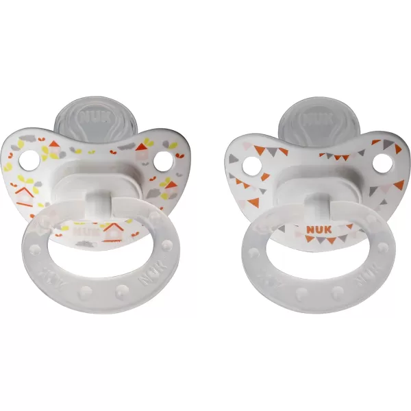 NUK Orthodontic Pacifiers, 6-18 Months, 5 Pack, Timeless Collection, Amazon Exclusive