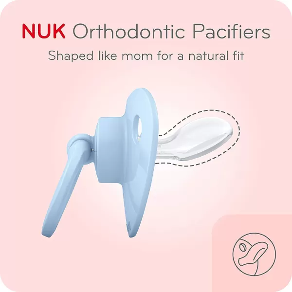 NUK Orthodontic Pacifiers, 6-18 Months, 5 Pack, Timeless Collection, Amazon Exclusive