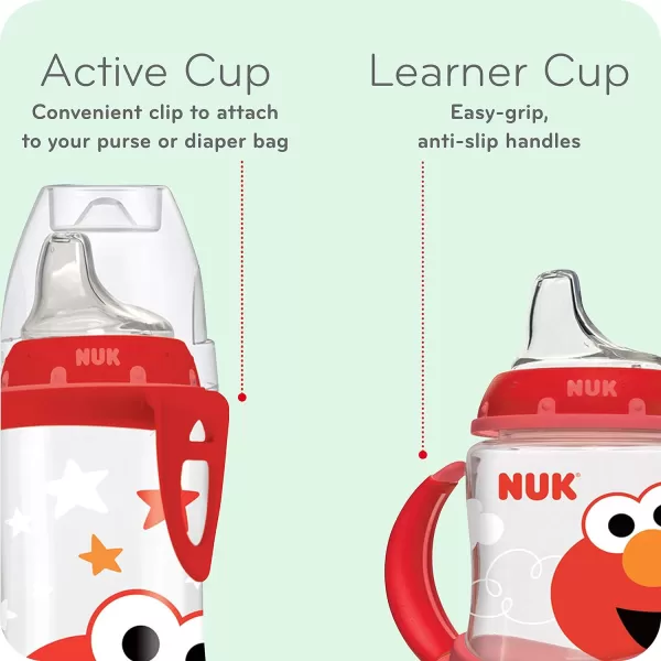 NUK Sesame Street Hard Spout Cup, 10 Oz, 2 Pack