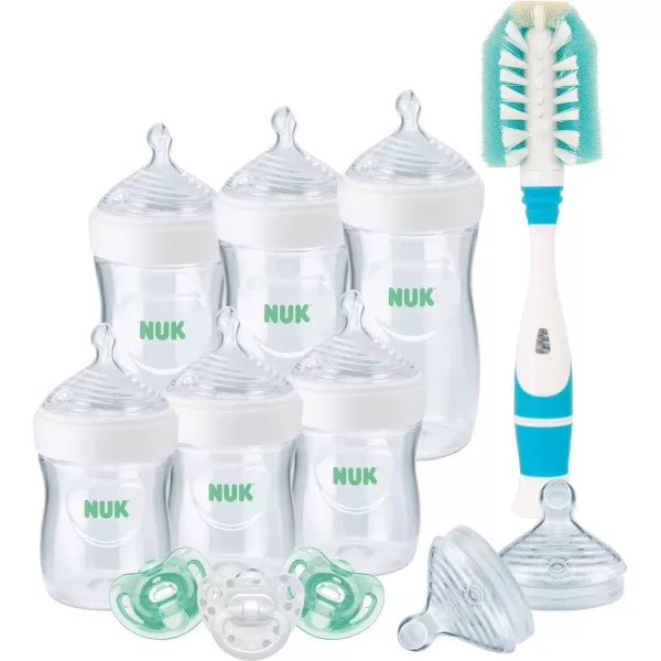 NUK Simply Natural Baby Bottle Newborn Gift Set, Timeless Collection, Amazon Exclusive