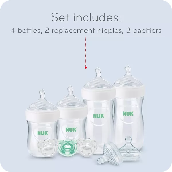 NUK Simply Natural Baby Bottle Newborn Gift Set, Timeless Collection, Amazon Exclusive