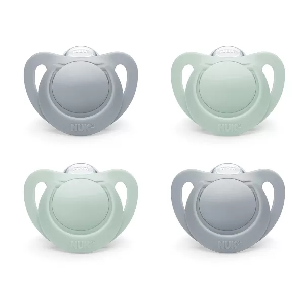 NUK for Nature™ Orthodontic Pacifier, 6-18m, 4-Pack, Neutral