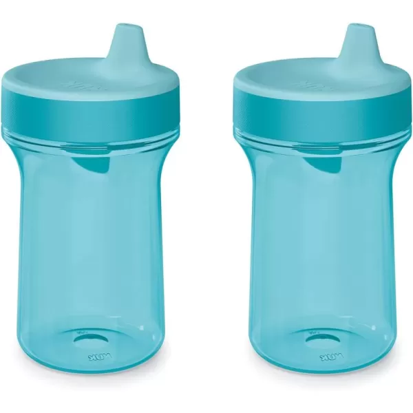 NUK Everlast Weighted Straw Cup, Super-Durable Leakproof Toddler Sippy Cup, Purple, 10 Oz, 2 Count 