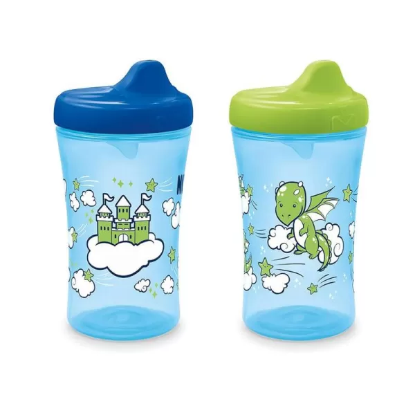 NUK Hide 'n Seek Hard Spout Cup | Sippy Cup with Color-Changing Designs | 2 Count 