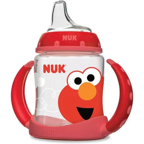 NUK Sesame Street Silicone Learner Cup, 5 Ounce Elmo 