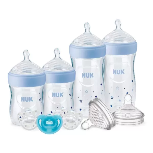 NUK Simply Natural Baby Bottle Newborn Gift Set, Timeless Collection, Amazon Exclusive