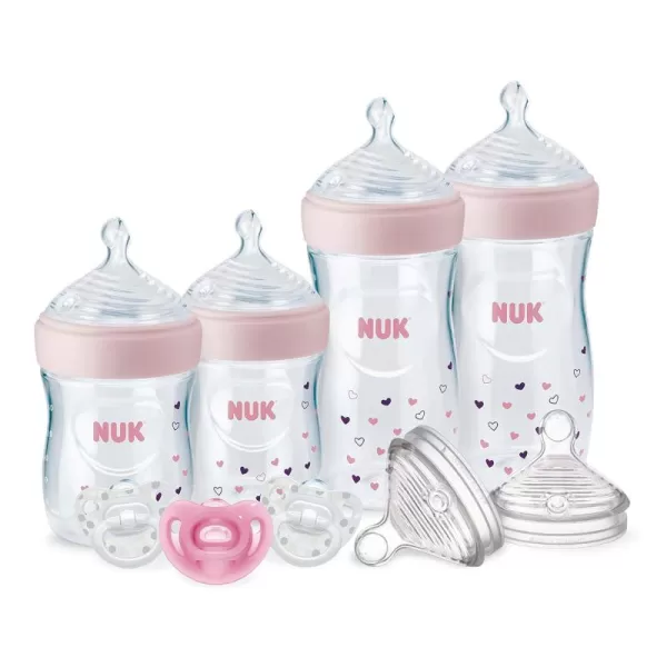 NUK Simply Natural Baby Bottle Newborn Gift Set, Timeless Collection, Amazon Exclusive