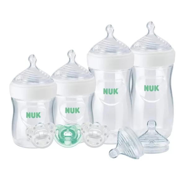 NUK Simply Natural Baby Bottle Newborn Gift Set, Timeless Collection, Amazon Exclusive