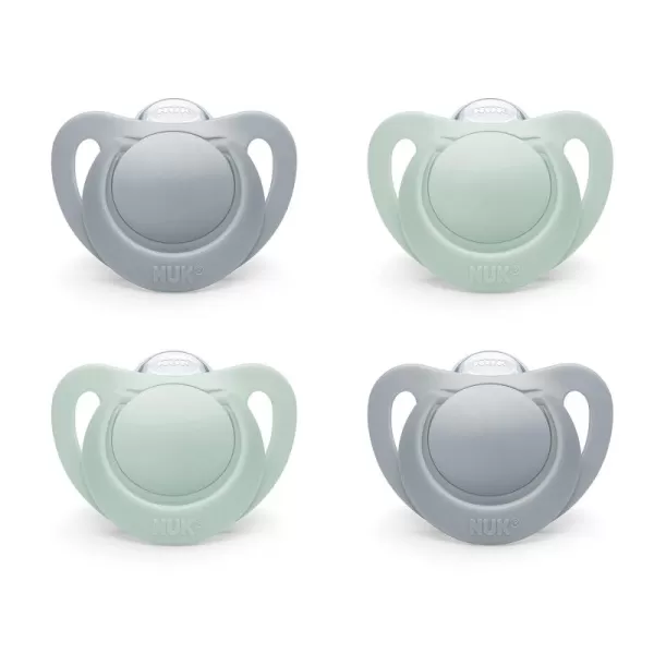 NUK for Nature™ Orthodontic Pacifier, 6-18m, 4-Pack, Neutral