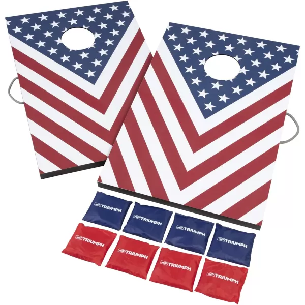 2x3 Premium Cornhole Sets - LED Options Available - 8 Bean Bag Toss Bags and Cornhole Boards Included