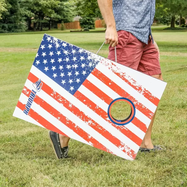 2x3 Premium Cornhole Sets - LED Options Available - 8 Bean Bag Toss Bags and Cornhole Boards Included