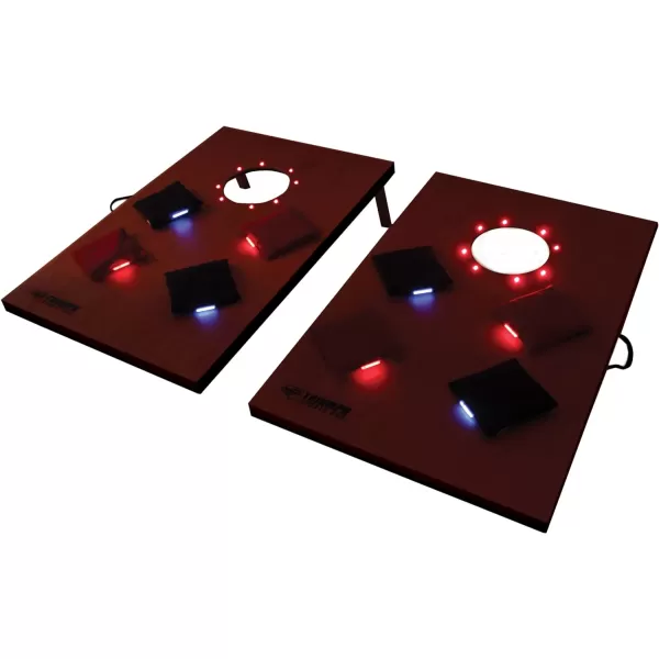 2x3 Premium Cornhole Sets - LED Options Available - 8 Bean Bag Toss Bags and Cornhole Boards Included