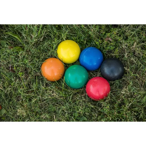 Six Player Croquet Sets with 6 Wood Mallets, Balls, and Carrying Bags