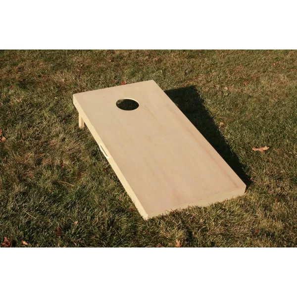 Triumph Sports 2x4 and 2x3 Solid Wood Premium Cornhole Sets - LED Options Available - 8 Bean Bag Toss Bags and Cornhole Boards