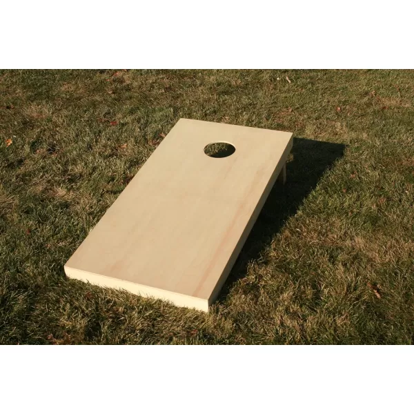 Triumph Sports 2x4 and 2x3 Solid Wood Premium Cornhole Sets - LED Options Available - 8 Bean Bag Toss Bags and Cornhole Boards