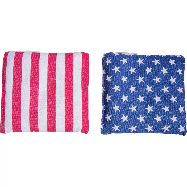 Triumph Sports Cornhole Bags - 8 Pack with Carrying Case - Multiple Styles Available
