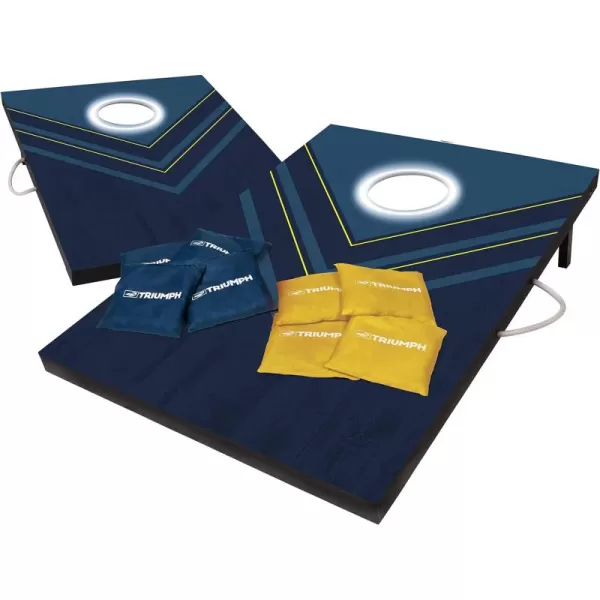 2x3 Premium Cornhole Sets - LED Options Available - 8 Bean Bag Toss Bags and Cornhole Boards Included