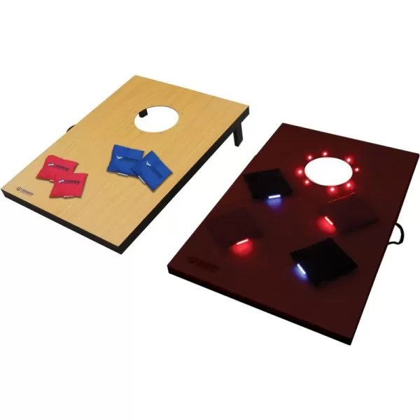 2x3 Premium Cornhole Sets - LED Options Available - 8 Bean Bag Toss Bags and Cornhole Boards Included