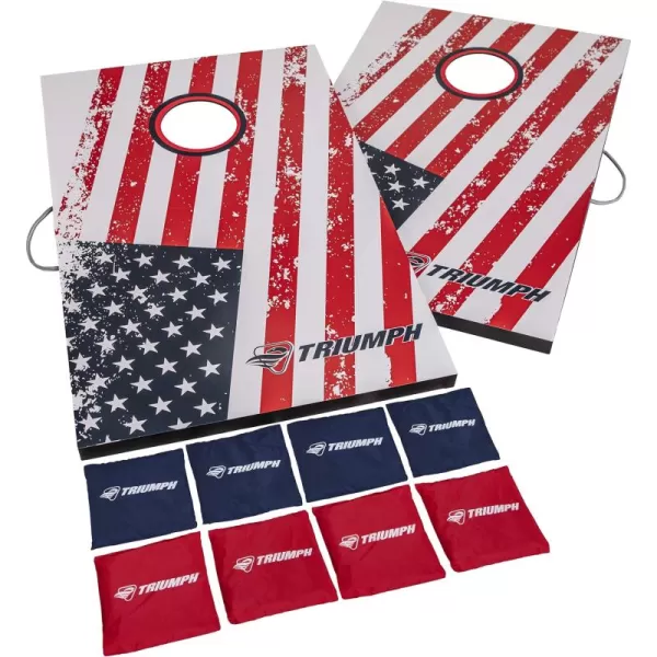 2x3 Premium Cornhole Sets - LED Options Available - 8 Bean Bag Toss Bags and Cornhole Boards Included