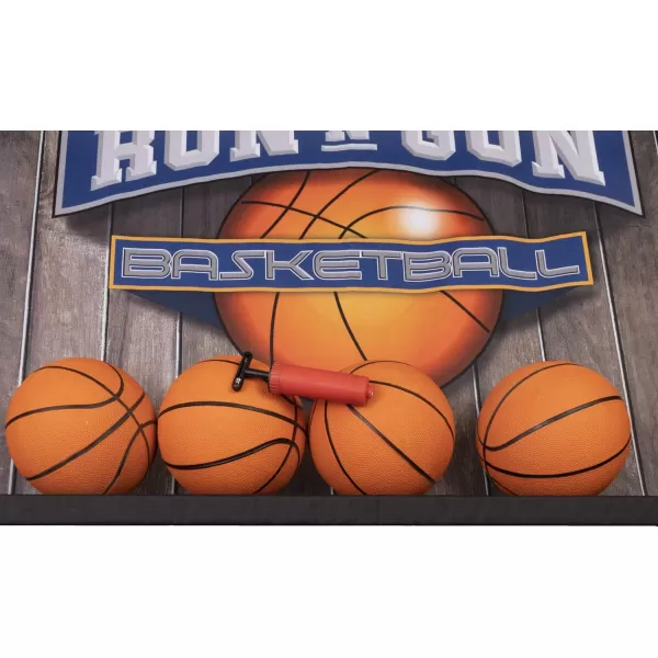 TRIUMPH Sports Run n Gun Arcade Basketball Shootout - 8 Game Modes - Quick and Easy Assembly - Folds 100% Flat for Complete Storage - Fully Portable, Play Inside or Outside
