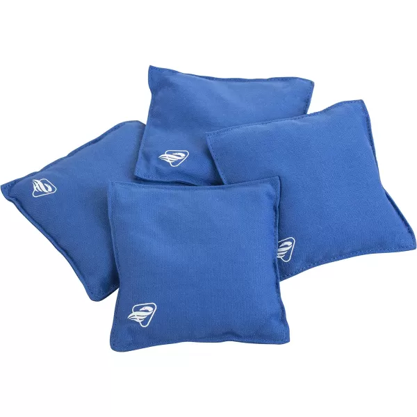 Triumph Sports Black Canvas Cornhole Bags – 4 Bags Included, Size 6" x 6" 16 oz 