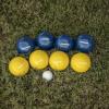 imageTRIUMPH SPORTS USA Premium 100mm Resin Bocce Ball Set  Includes 8 Bocce Balls One 50mm Jack and Carry Case