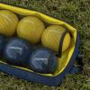 imageTRIUMPH SPORTS USA Premium 100mm Resin Bocce Ball Set  Includes 8 Bocce Balls One 50mm Jack and Carry Case