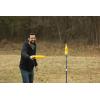 imageTriumph Sports Bottle Battle DiscThrowing Outdoor Target Game Includes Two Aluminum Telescoping Poles Two NonBreakable Bottles and Disc Blue
