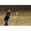 imageTriumph Sports Bottle Battle DiscThrowing Outdoor Target Game Includes Two Aluminum Telescoping Poles Two NonBreakable Bottles and Disc Blue