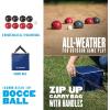 imageTriumph Sports Competition 100mm Resin Bocce Ball Outdoor Game Set with Carrying Bag for Easy StorageMultiOne Size3571033