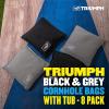 imageTriumph Sports Cornhole BagsBlackGrey