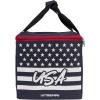 imageTriumph Sports Patriotic Bocce Ball Set Lightweight Portable and Compact with 8 Bocce Balls Jack Measuring Device and Convenient Carry Bag Multicolor