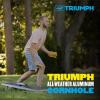 imageTRIUMPH SPORTS USA AllWeather Aluminum 2x3 Cornhole Set  Includes 2 Boards 8 Cornhole Bags and Travel CaseBlue