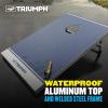 imageTRIUMPH SPORTS USA AllWeather Aluminum 2x3 Cornhole Set  Includes 2 Boards 8 Cornhole Bags and Travel CaseBlue