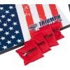 imageTriumph Sports 2x3 Premium Cornhole Sets  LED Options Available  8 Bean Bag Toss Bags and Cornhole Boards IncludedAmerican Flag