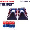 imageTriumph Sports 2x3 Premium Cornhole Sets  LED Options Available  8 Bean Bag Toss Bags and Cornhole Boards IncludedLED Firework