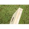 imageTriumph Sports 2x4 and 2x3 Solid Wood Premium Cornhole Sets  Birch Veneer Plywood  Solid Wood Rear Legs  Interior Bag Storage  8 Bags Included2x3 Solid Wood
