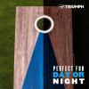imageTriumph Sports LED 2x4 Cornhole Boards2x4 LED Solid Wood Blue  Grey
