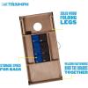 imageTriumph Sports LED 2x4 Cornhole Boards2x4 LED Solid Wood Blue  Grey