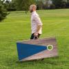 imageTriumph Sports LED 2x4 Cornhole Boards2x4 LED Solid Wood Blue  Grey
