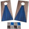 imageTriumph Sports LED 2x4 Cornhole Boards2x4 LED Solid Wood Blue  Grey