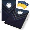 imageTriumph Sports 2x3 Premium Cornhole Sets  LED Options Available  8 Bean Bag Toss Bags and Cornhole Boards IncludedLED Blue  Yellow