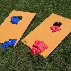 imageTriumph Premium 2x3 Cornhole Set  Includes 2 Portable Scratch Resistant Bag Toss Boards and 8 Cornhole Bags
