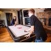 imageAtomic 8 Air Hockey Table with Highpowered Blower with Advanced Airflow System LED Scoreboard Goal Lights and Puck Return and Superslick Playfield to Resist Scuffing
