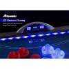 imageAtomic 90 Indiglo LED Light UP Arcade Air Powered Hockey Table  Includes Light Up Pucks and Pushers Grey