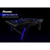 imageAtomic 90 Indiglo LED Light UP Arcade Air Powered Hockey Table  Includes Light Up Pucks and Pushers Grey