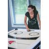 imageAtomic Blazer 7 Air Hockey Table with Electronic Score Keeping with Railintegrated Display Heavyduty 120V Blower for Fast Play Overhang Rails for Reduced Puck Bounce and Leg Levelers to Ensure Even Playing Surface