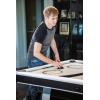 imageAtomic Blazer 7 Air Hockey Table with Electronic Score Keeping with Railintegrated Display Heavyduty 120V Blower for Fast Play Overhang Rails for Reduced Puck Bounce and Leg Levelers to Ensure Even Playing Surface
