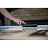 imageAtomic Blazer 7 Air Hockey Table with Electronic Score Keeping with Railintegrated Display Heavyduty 120V Blower for Fast Play Overhang Rails for Reduced Puck Bounce and Leg Levelers to Ensure Even Playing Surface