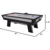 imageAtomic Top Shelf 75 Air Hockey Table with 120V Motor for Maximum Air Flow HighSpeed PVC Playing Surface for ArcadeStyle Play and Multicolor LED LumenX Technology to Illuminate Play